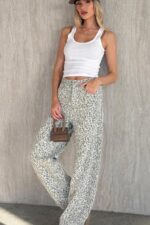 ⁦ANTIGO - מכנס LEOPARD ג'אקרד⁩ – תמונה ⁦3⁩