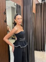 ⁦FAV אוברול סופיה שחור⁩ – תמונה ⁦2⁩