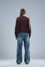⁦TIAGO- קרדיגן אלבי אפור חום⁩ – תמונה ⁦2⁩
