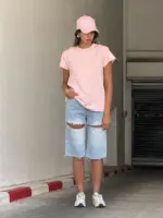 ⁦TIAGO - חולצת ליבי ורוד⁩ – תמונה ⁦2⁩