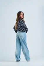 ⁦TIAGO KIDS-מכנס גינס שליו בהיר⁩ – תמונה ⁦2⁩