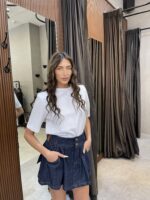 ⁦GOV- חולצת בייסיק כריות לבנה⁩ – תמונה ⁦2⁩