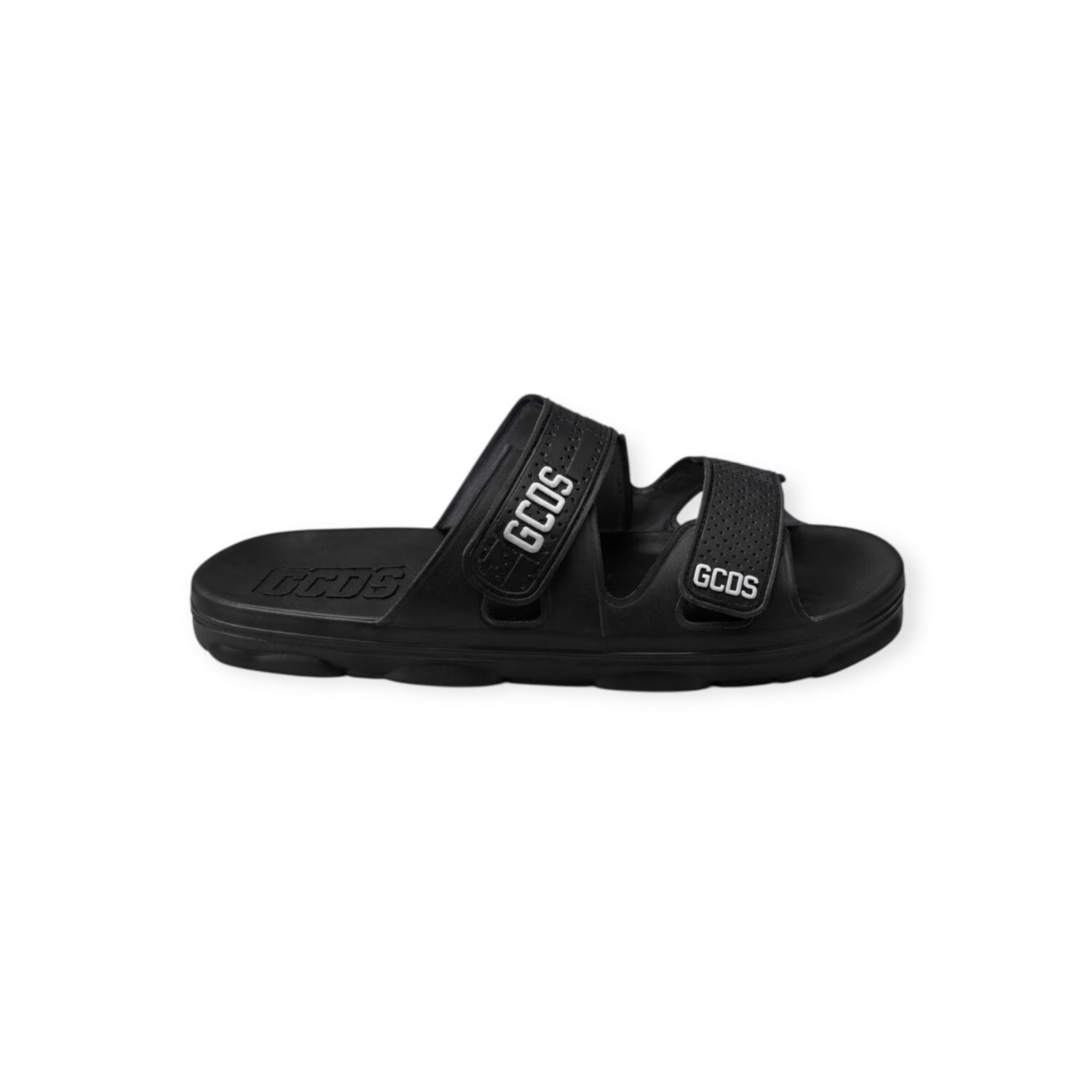 ⁦GCDS - שחור WOMEN SLIDERS FLAT⁩ – תמונה ⁦2⁩