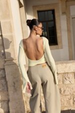 ⁦NURIT KIMHI - מכנס בלון ליב בז״⁩ – תמונה ⁦3⁩