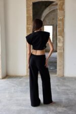⁦NURIT KIMHI חליפת ALMA - שחור⁩ – תמונה ⁦4⁩