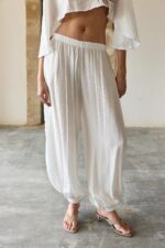 ⁦NURIT KIMHI - מכנס SUN – לבן⁩ – תמונה ⁦2⁩