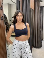 ⁦חולצת טופ גלי -צבעים⁩ – תמונה ⁦2⁩