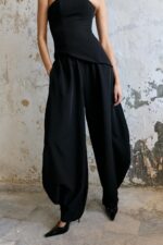 ⁦NURIT KIMHI מכנס ALEX שחור⁩ – תמונה ⁦2⁩