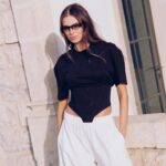 NURIT KIMHI חולצת ALICIA שחורה