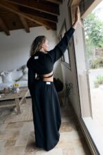 ⁦NURIT KIMHI - מכנס FLORENCE שחור⁩ – תמונה ⁦2⁩