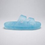 GCDS - תכלת WOMEN SLIDERS FLAT