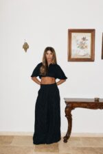 ⁦NURIT KIMHI - מכנס MADELINE שחור⁩ – תמונה ⁦2⁩