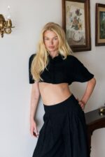 ⁦NURIT KIMHI חולצת MADELINE שחור⁩ – תמונה ⁦3⁩