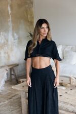 NURIT KIMHI חולצת MADELINE שחור