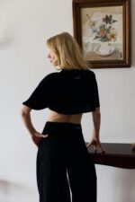⁦NURIT KIMHI חולצת MADELINE שחור⁩ – תמונה ⁦2⁩