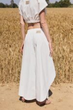 ⁦NURIT KIMHI - מכנס PENELOPE לבן⁩ – תמונה ⁦3⁩