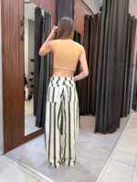 ⁦LUMINA - מכנס ג'ינס פסים ירוק⁩ – תמונה ⁦2⁩
