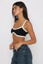 ⁦FAV - טופ רובי שחור⁩ – תמונה ⁦3⁩