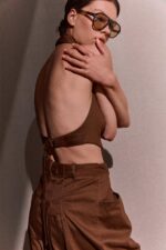 ⁦NURIT KIMHI וסט CLAUDIA חום⁩ – תמונה ⁦2⁩