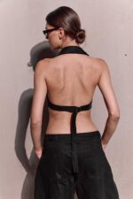 ⁦NURIT KIMHI וסט CLAUDIA שחור⁩ – תמונה ⁦2⁩