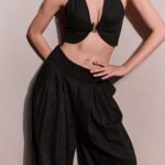 NURIT KIMHI וסט MARLY שחור