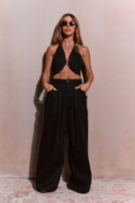 NURIT KIMHI מכנס MARLY שחור
