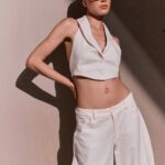 NURIT KIMHI וסט CLAUDIA שמנת