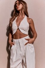 ⁦NURIT KIMHI וסט MARLY שמנת⁩ – תמונה ⁦2⁩