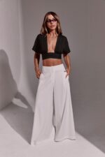 ⁦NURIT KIMHI חולצת RIVIERA שחורה⁩ – תמונה ⁦3⁩