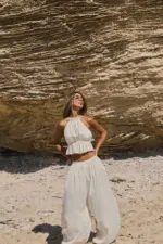 ⁦NURIT KIMHI טופ AZURE שמנת⁩ – תמונה ⁦2⁩