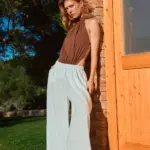 NURIT KIMHI בגד גוף SOL חום