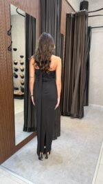 ⁦FAV שמלת מקסי אבזם-שחור⁩ – תמונה ⁦5⁩