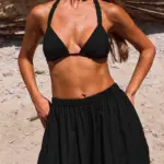 NURIT KIMHI טופ RIVIERA שחור