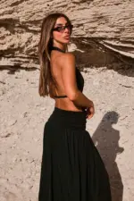 ⁦NURIT KIMHI מכנס SIENNA שחור⁩ – תמונה ⁦4⁩