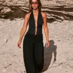 NURIT KIMHI מכנס SIENNA שחור