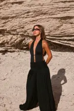 ⁦NURIT KIMHI מכנס SIENNA שחור⁩ – תמונה ⁦2⁩