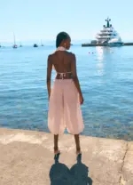 ⁦NURIT KIMHI - מכנס CAPRI פודרה⁩ – תמונה ⁦2⁩