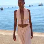 NURIT KIMHI חולצת CAPRI פודרה
