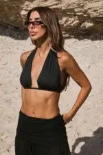 NURIT KIMHI טופ CELINE שחור